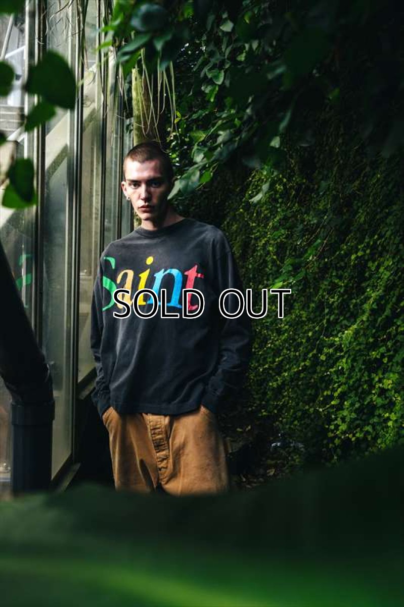 画像2: ©SAINT Mxxxxxx LS TEE SAINT Black (ロングスリーブTシャツ) (2)