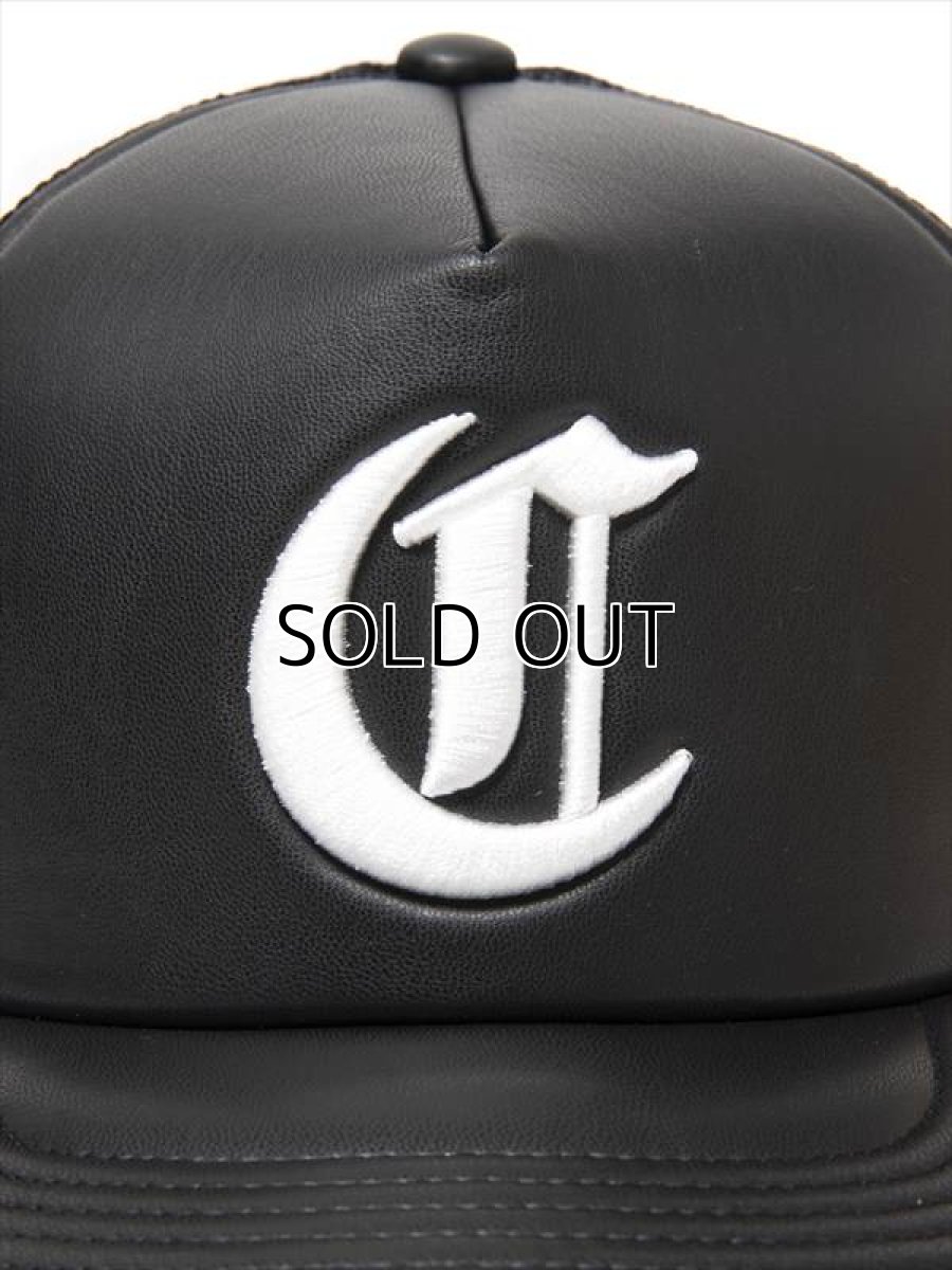 画像4: COOTIE PRODUCTIONS Faux Leather 5 Panel Mesh Cap (メッシュキャップ) (4)