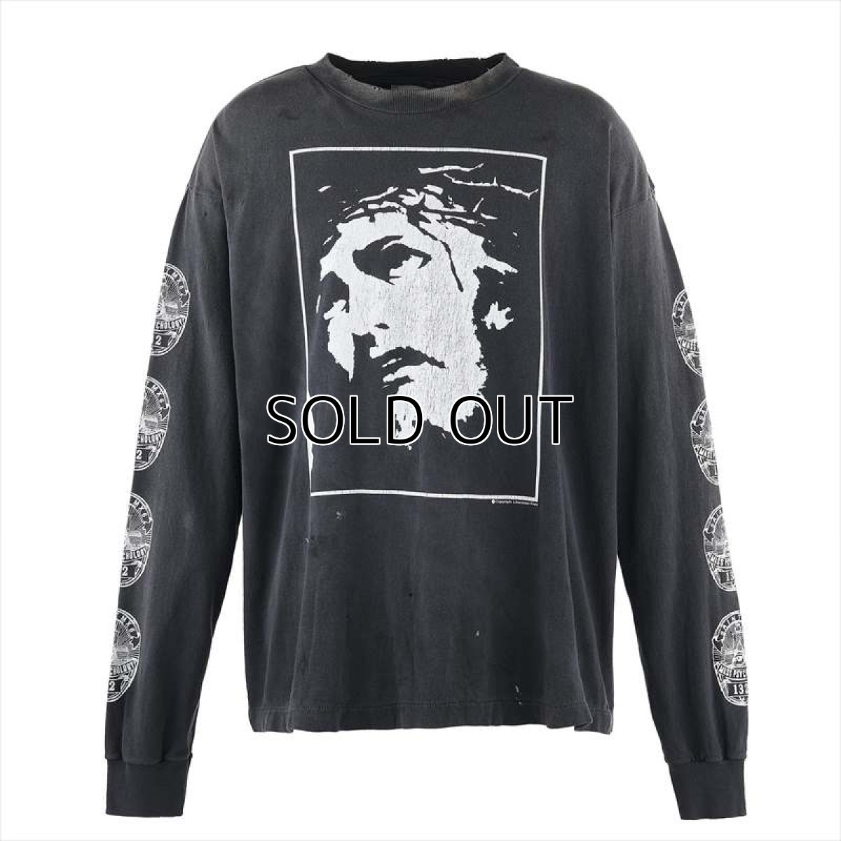 画像1: ©SAINT Mxxxxxx LS TEE LOVE SAINT Black (ロングスリーブTシャツ) (1)