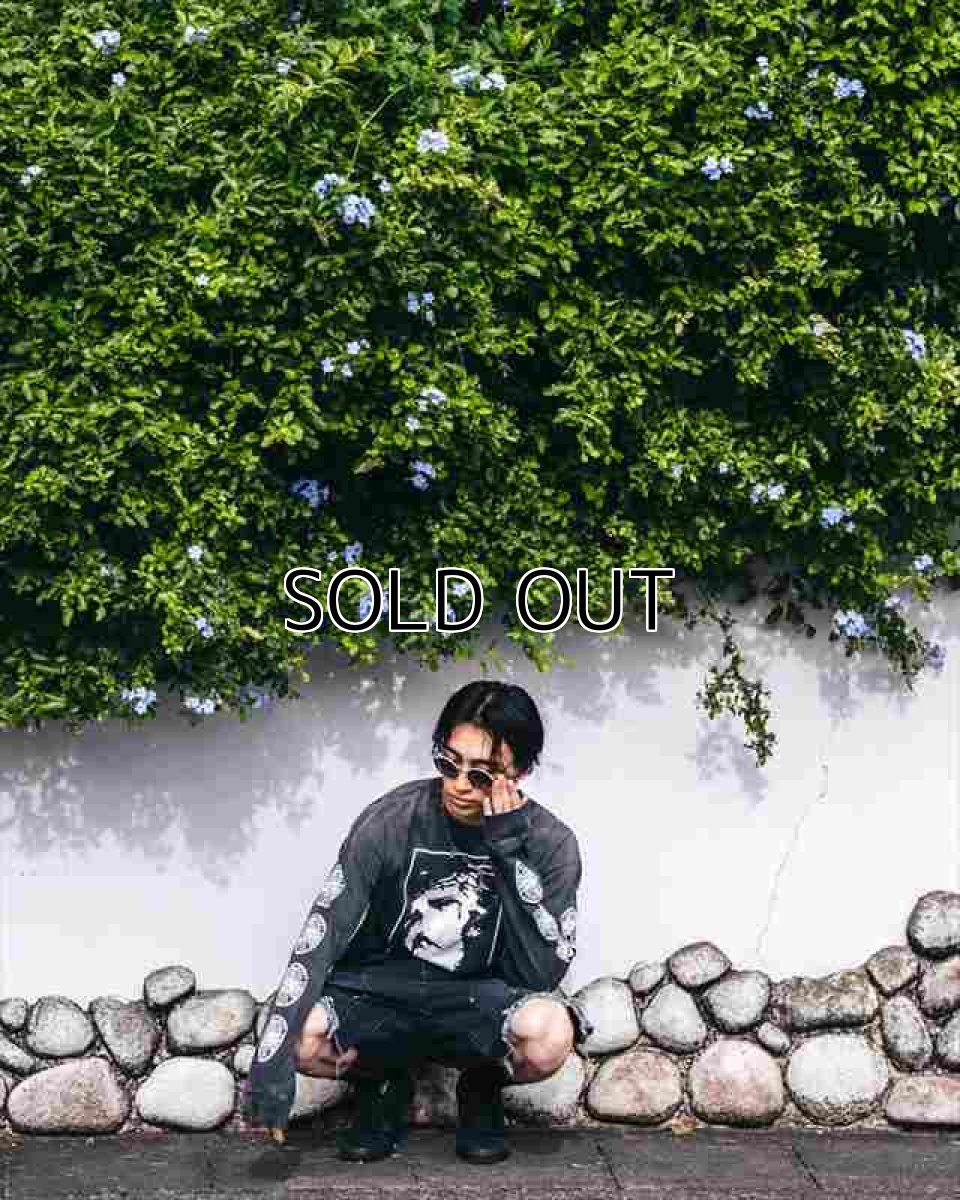 画像6: ©SAINT Mxxxxxx LS TEE LOVE SAINT Black (ロングスリーブTシャツ) (6)