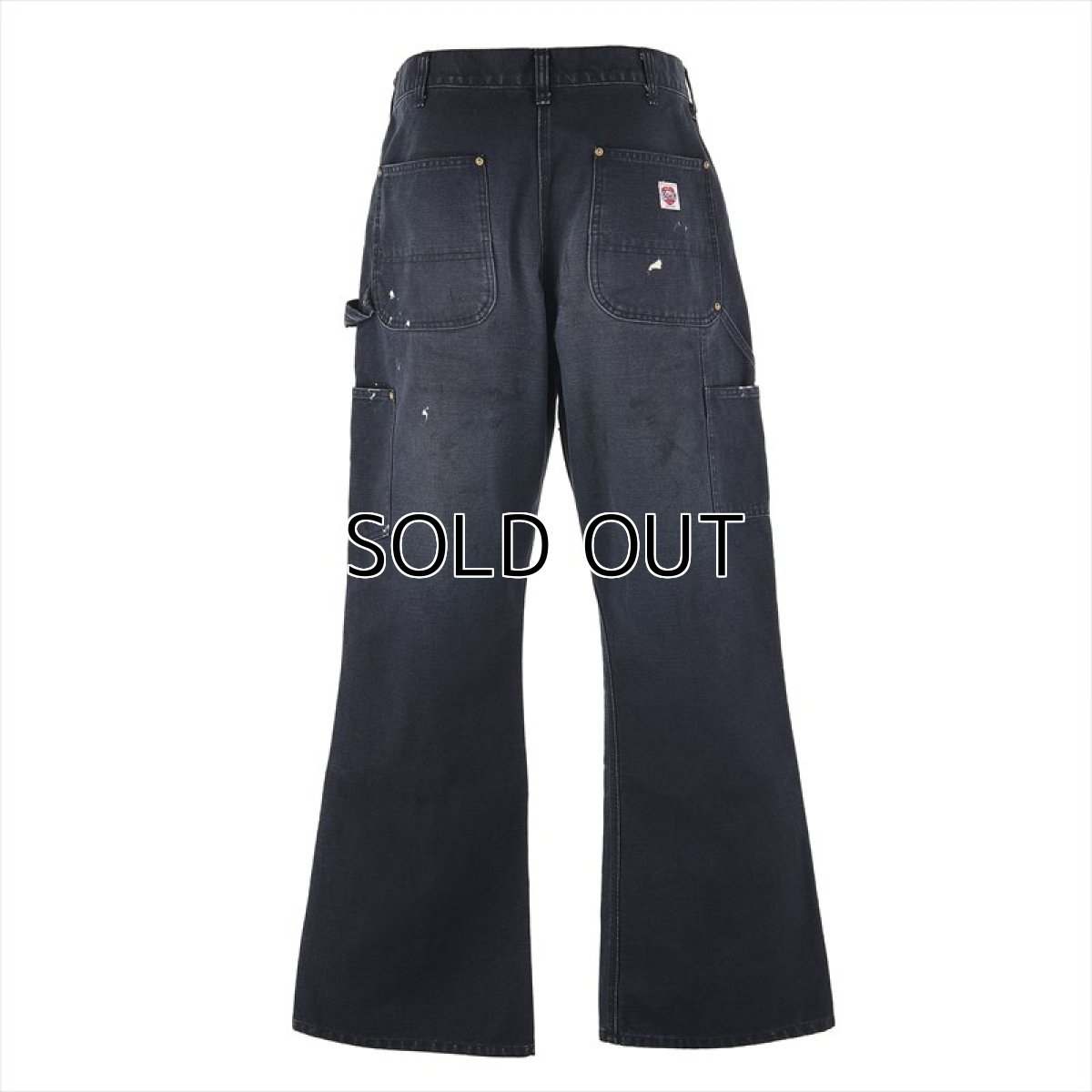 画像2: ©SAINT Mxxxxxx DOUBLE KNEE PANTS Black (ペインターパンツ) (2)