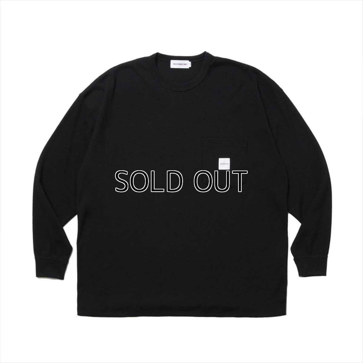 画像1: COOTIE PRODUCTIONS T/C Waffle Error Fit L/S Tee (サーマルロングスリーブTシャツ) (1)