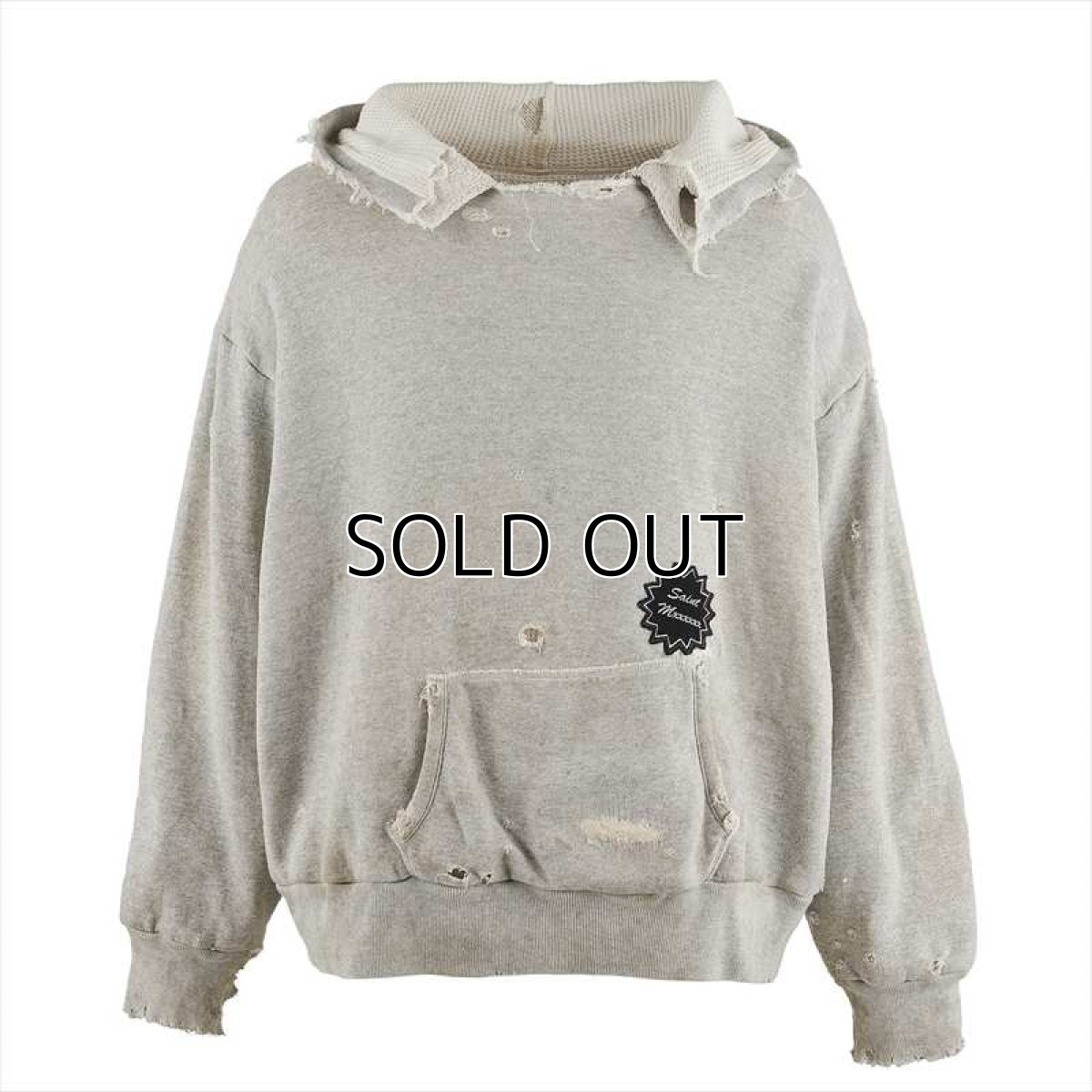 画像1: ©SAINT Mxxxxxx HOODIE DOUBLE FACE Gray (パーカー) (1)