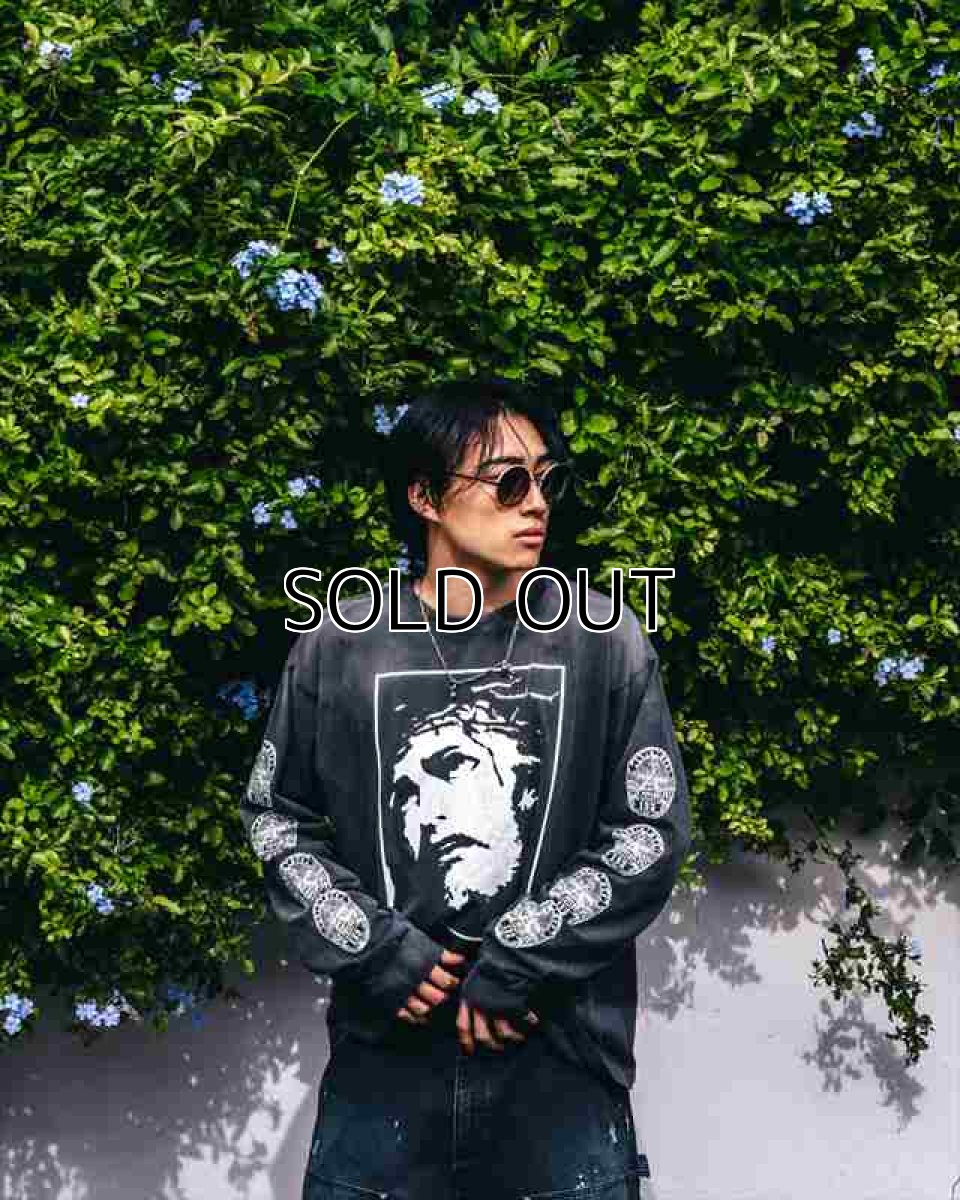 画像4: ©SAINT Mxxxxxx LS TEE LOVE SAINT Black (ロングスリーブTシャツ) (4)