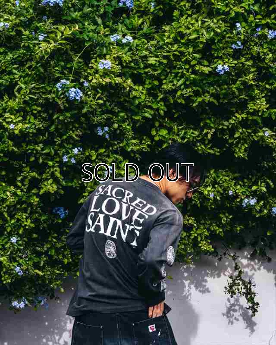 画像5: ©SAINT Mxxxxxx LS TEE LOVE SAINT Black (ロングスリーブTシャツ) (5)