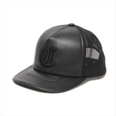 画像1: COOTIE PRODUCTIONS Faux Leather 5 Panel Mesh Cap (メッシュキャップ) (1)