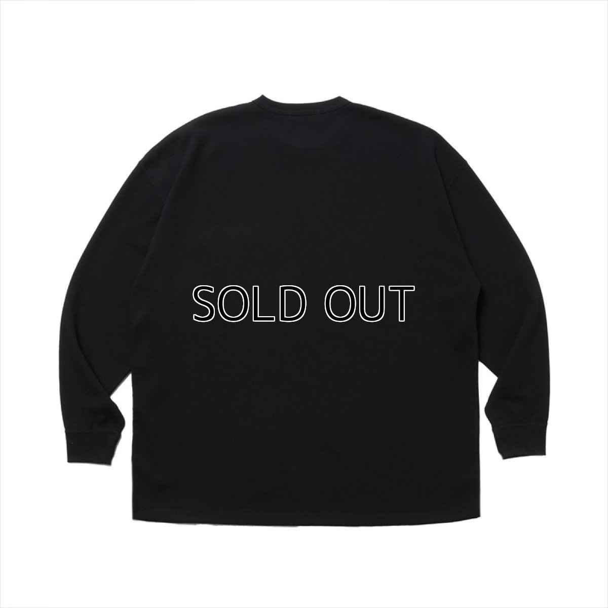 画像3: COOTIE PRODUCTIONS T/C Waffle Error Fit L/S Tee (サーマルロングスリーブTシャツ) (3)