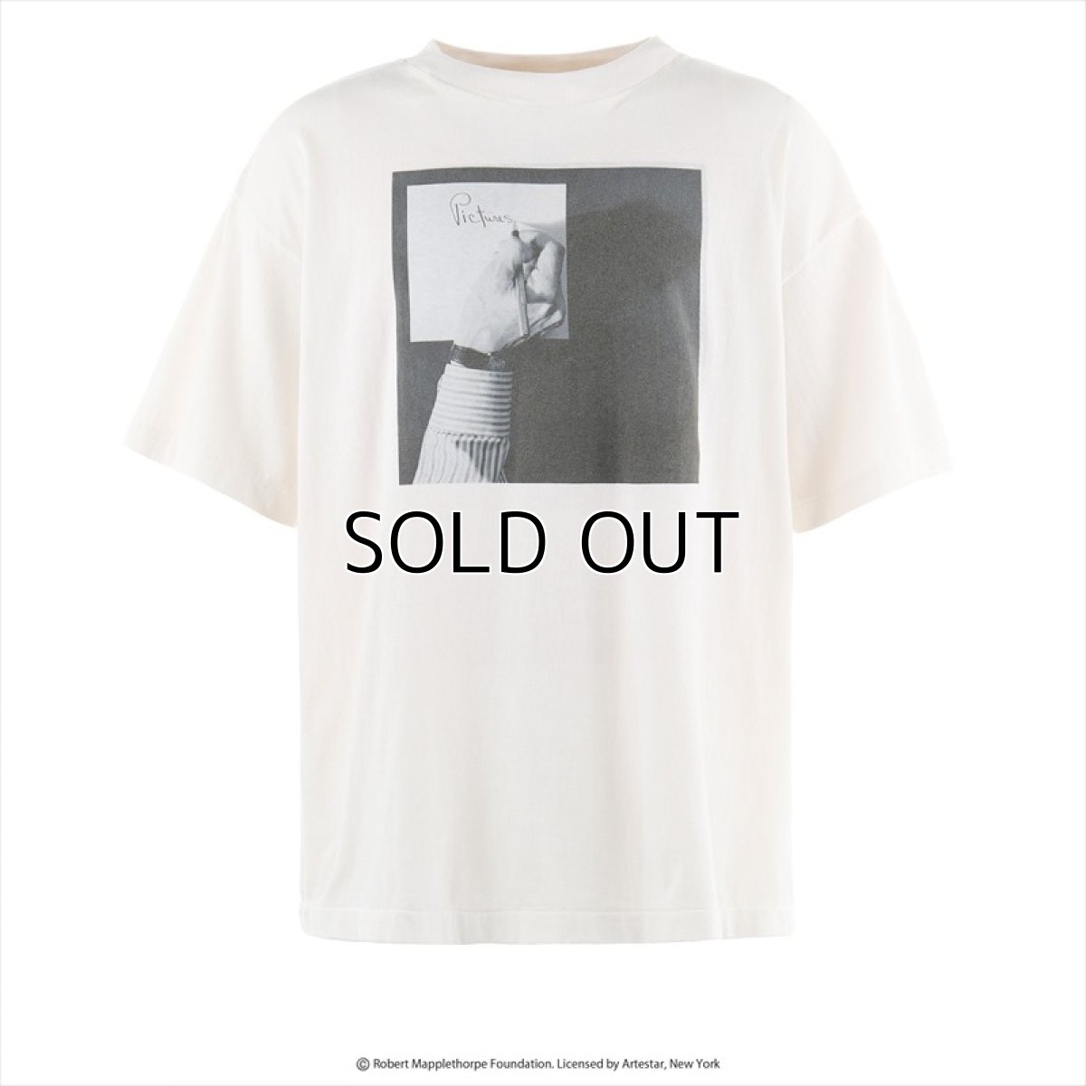 画像1: ©SAINT Mxxxxxx x ROBERT MAPPLETHORPE MT_SS TEE PICTURES White (Tシャツ) (1)