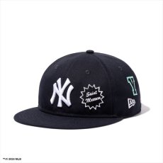 画像1: ©SAINT Mxxxxxx x NEW ERA NE_Cap YANKEES Navy (ヤンキース キャップ) (1)