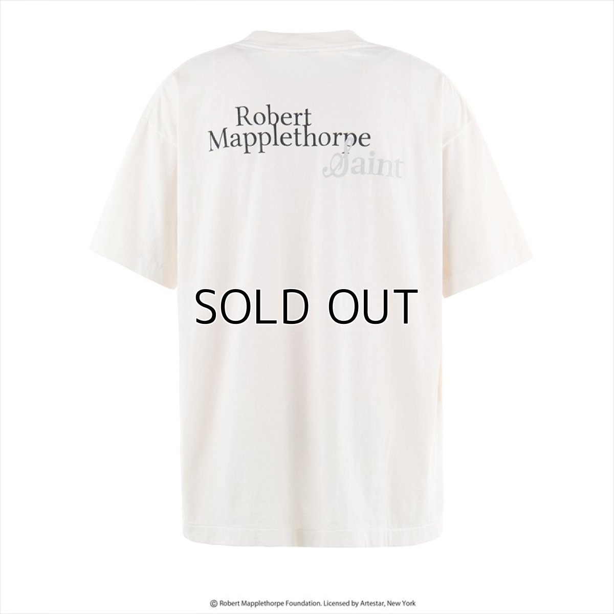 画像2: ©SAINT Mxxxxxx x ROBERT MAPPLETHORPE MT_SS TEE PICTURES White (Tシャツ) (2)