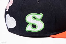 画像9: ©SAINT Mxxxxxx x NEW ERA NE_Cap ASTROS Navy/Orange (アストロズ キャップ) (9)