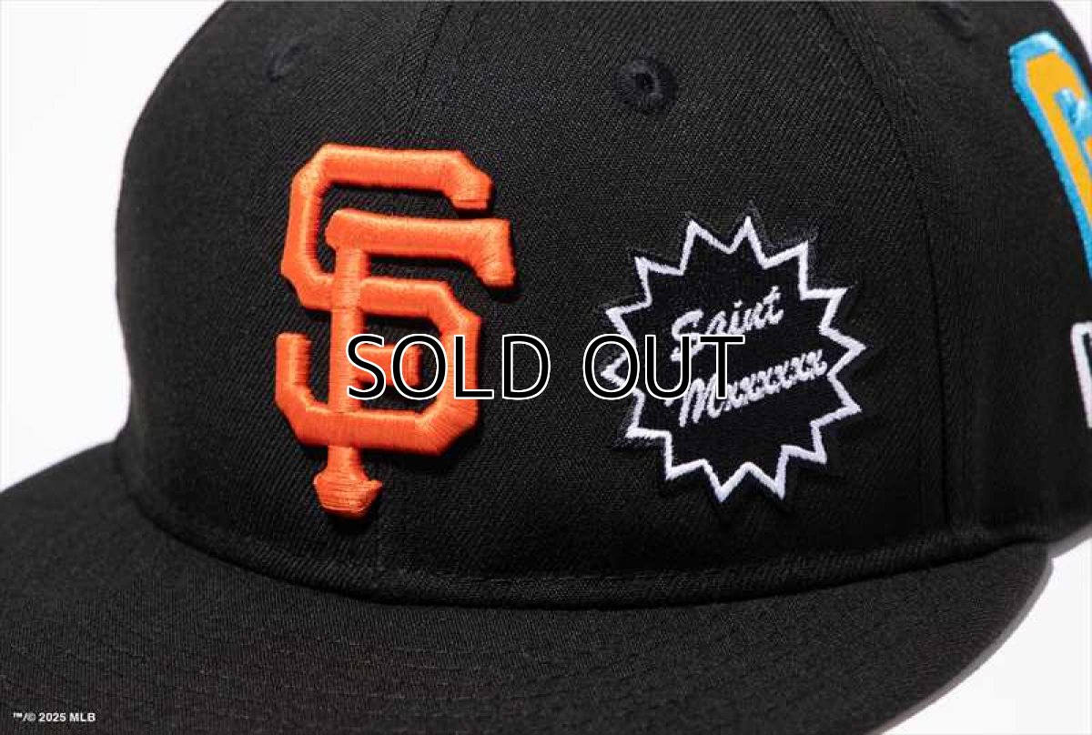 画像6: ©SAINT Mxxxxxx x NEW ERA NE_Cap GIANTS Black (ジャイアンツ キャップ) (6)