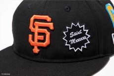 画像6: ©SAINT Mxxxxxx x NEW ERA NE_Cap GIANTS Black (ジャイアンツ キャップ) (6)