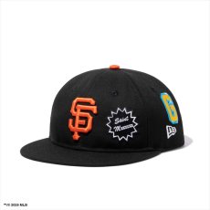 画像1: ©SAINT Mxxxxxx x NEW ERA NE_Cap GIANTS Black (ジャイアンツ キャップ) (1)