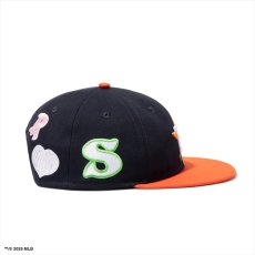 画像4: ©SAINT Mxxxxxx x NEW ERA NE_Cap ASTROS Navy/Orange (アストロズ キャップ) (4)