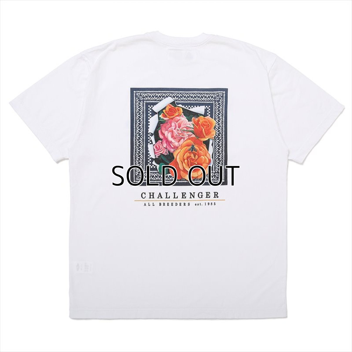 画像1: CHALLENGER Rose Bandana Tee (Tシャツ) (1)