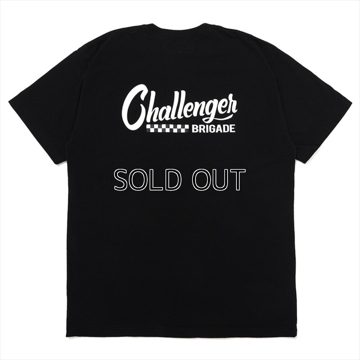 画像1: CHALLENGER Checker Logo Tee (Tシャツ) (1)