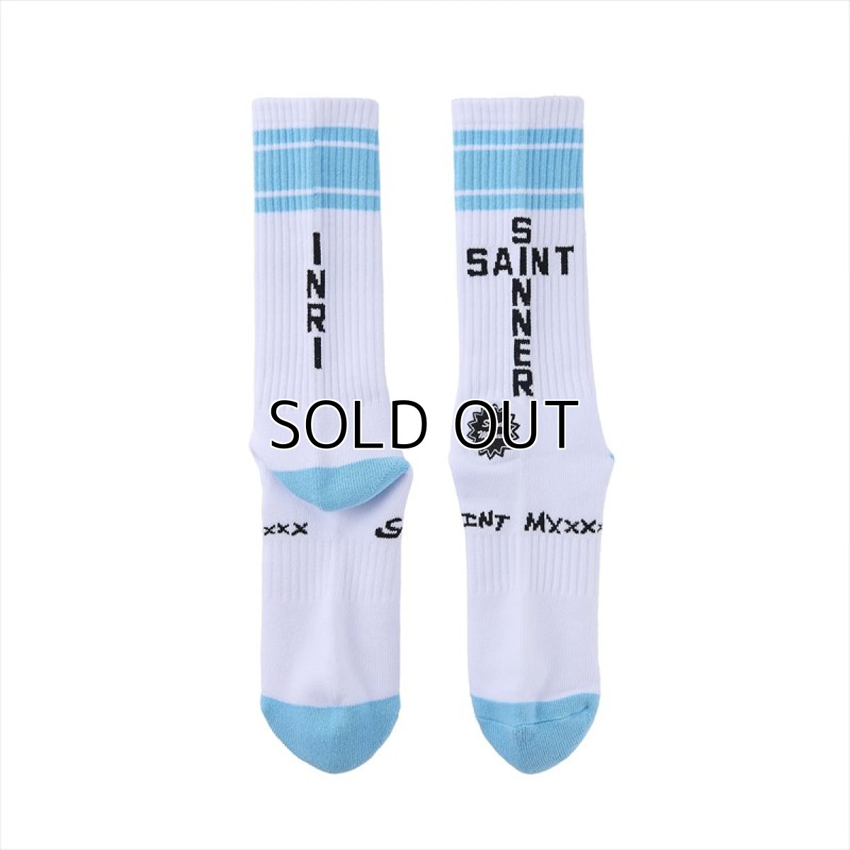 画像2: ©SAINT Mxxxxxx SOCKS SAINT SINNER Sky Blue (ソックス) (2)