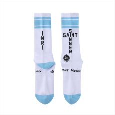 画像2: ©SAINT Mxxxxxx SOCKS SAINT SINNER Sky Blue (ソックス) (2)