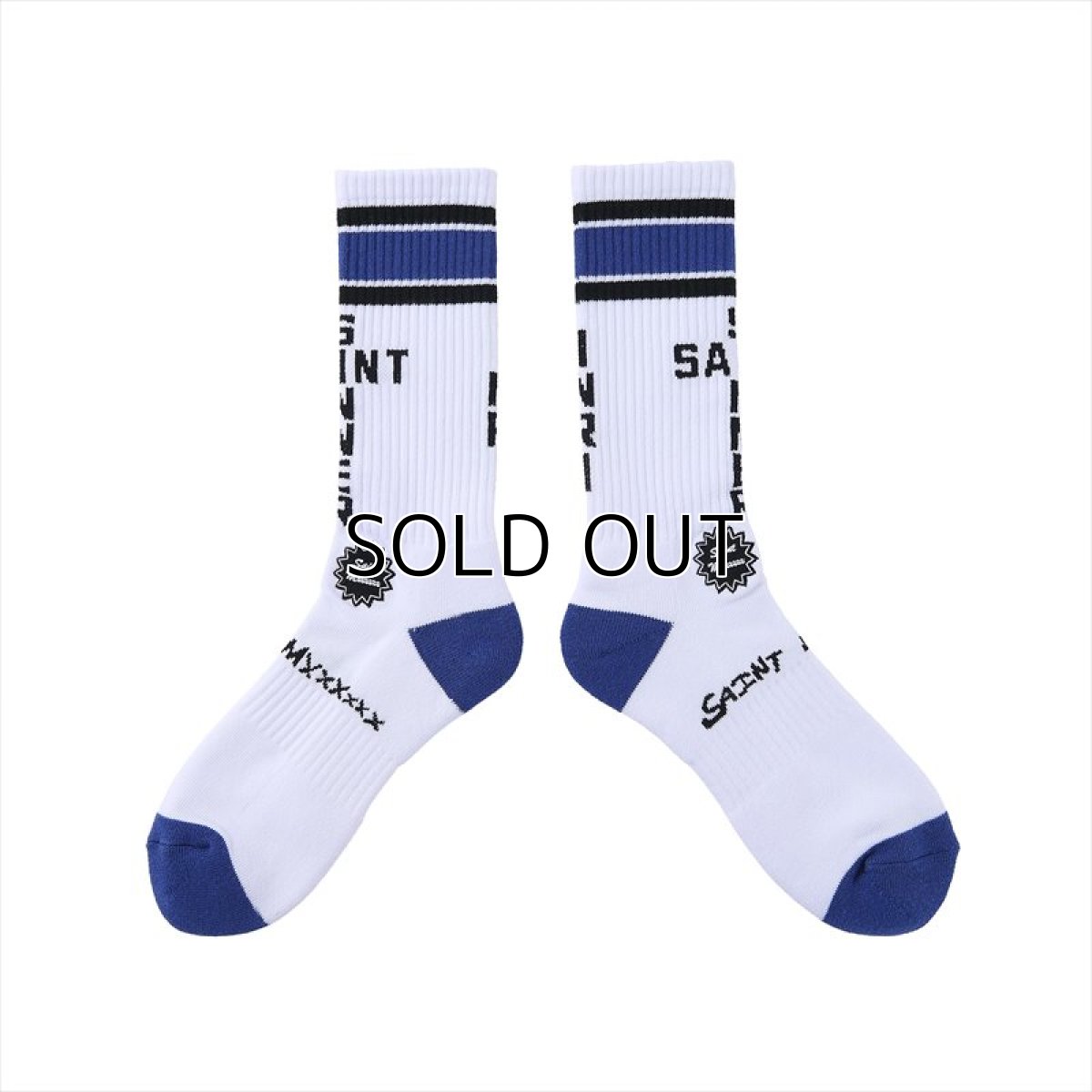 画像1: ©SAINT Mxxxxxx SOCKS SAINT SINNER Blue (ソックス) (1)