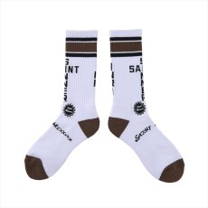 画像1: ©SAINT Mxxxxxx SOCKS SAINT SINNER Brown (ソックス) (1)