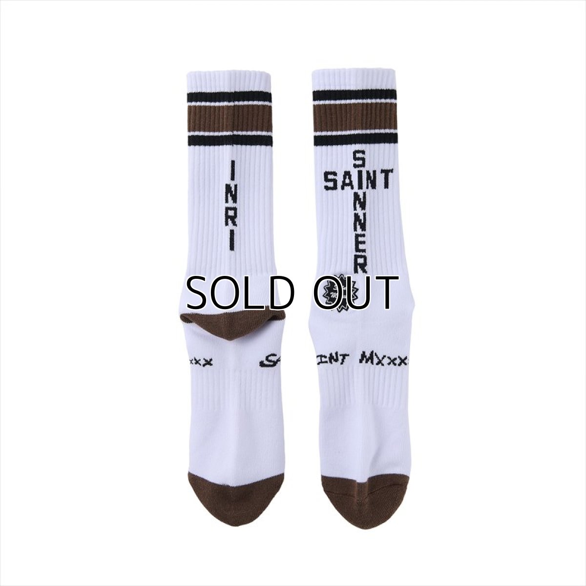 画像2: ©SAINT Mxxxxxx SOCKS SAINT SINNER Brown (ソックス) (2)