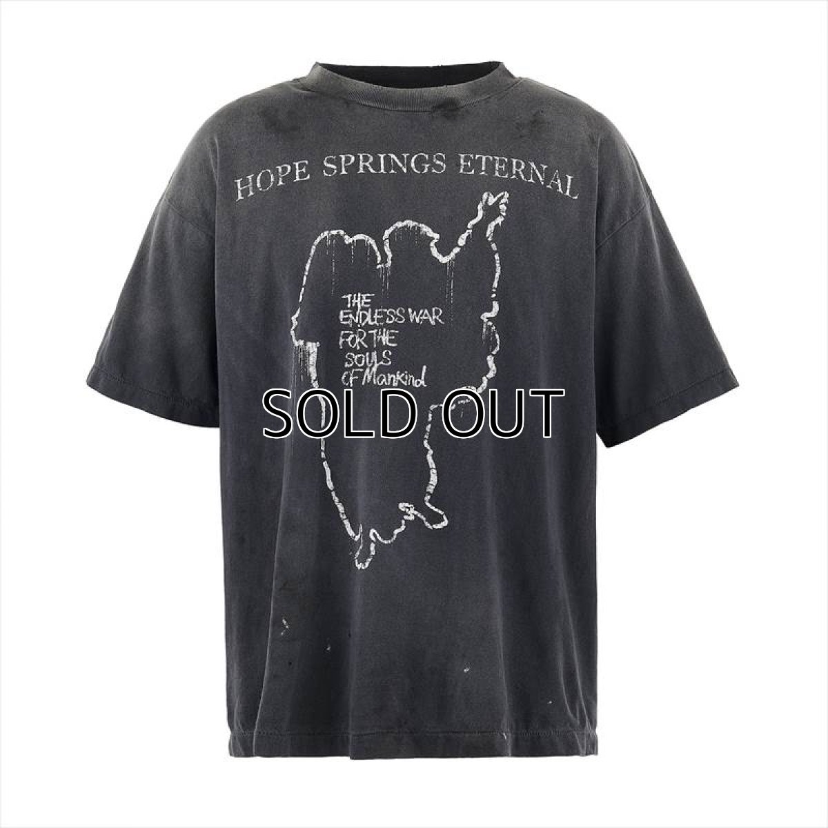 画像1: ©SAINT Mxxxxxx SS TEE HOPE SPRING Black (Tシャツ) (1)