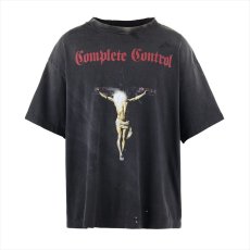画像1: ©SAINT Mxxxxxx Kosuke Kawamura KK_SS TEE COMPLETE CONTRL Black (Tシャツ) (1)
