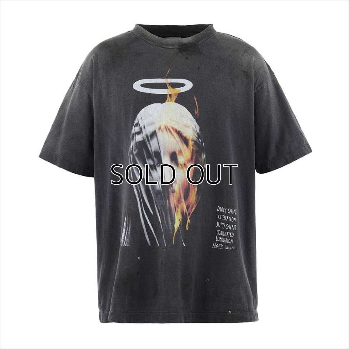 画像1: ©SAINT Mxxxxxx SS TEE DEVIL DADDY Black (Tシャツ) (1)