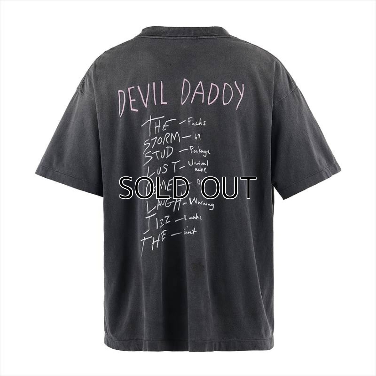 画像2: ©SAINT Mxxxxxx SS TEE DEVIL DADDY Black (Tシャツ) (2)