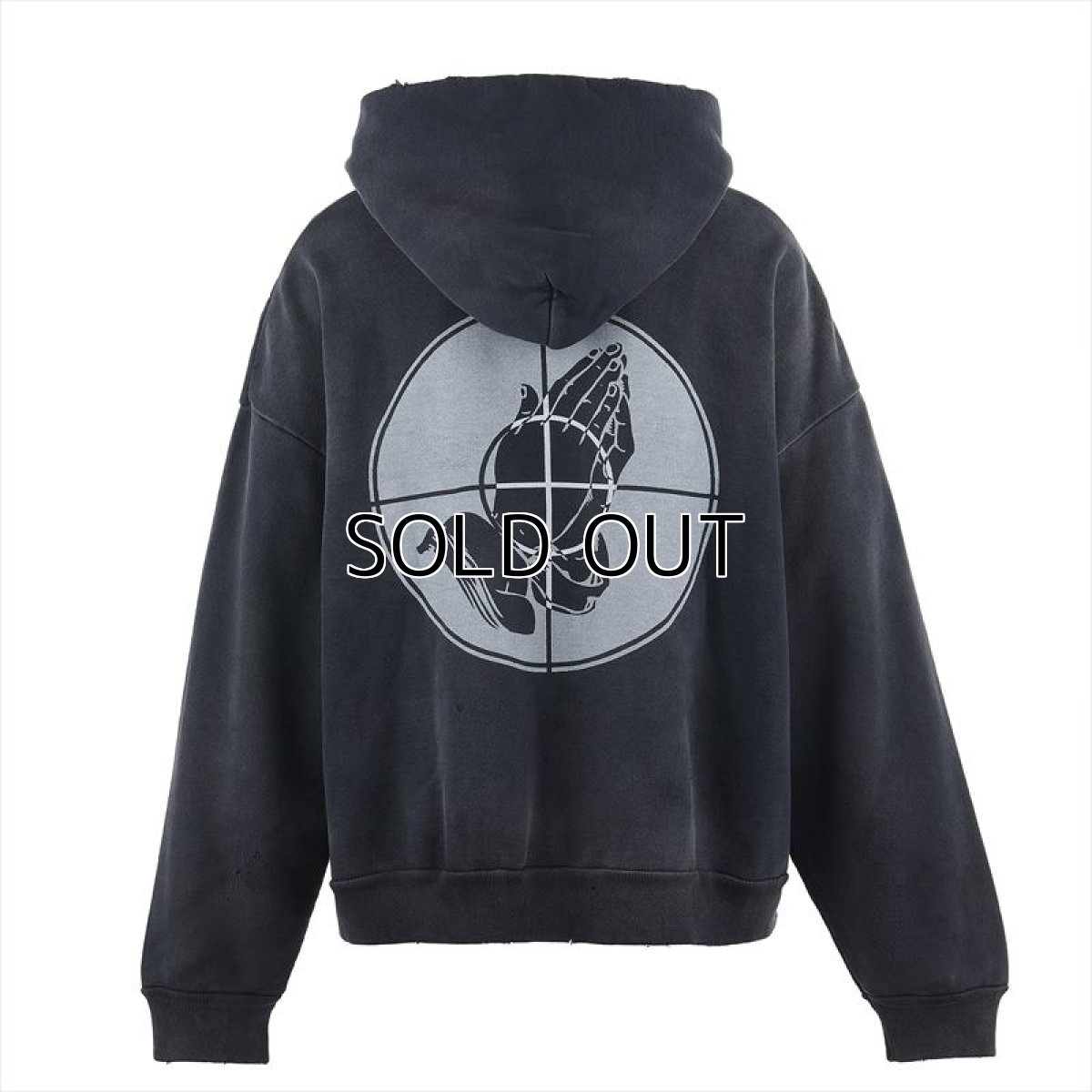 画像2: ©SAINT Mxxxxxx x FEAR OF GOD FG_HOODIE SNT OF GOD Black (パーカー) (2)