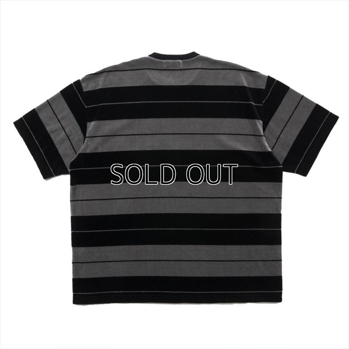 画像2: COOTIE PRODUCTIONS Velour Border S/S Tee (ベロアボーダーTシャツ) (2)