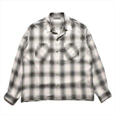 画像1: MINEDENIM R.Ombre Open Collar Shirt (チェックシャツ) (1)