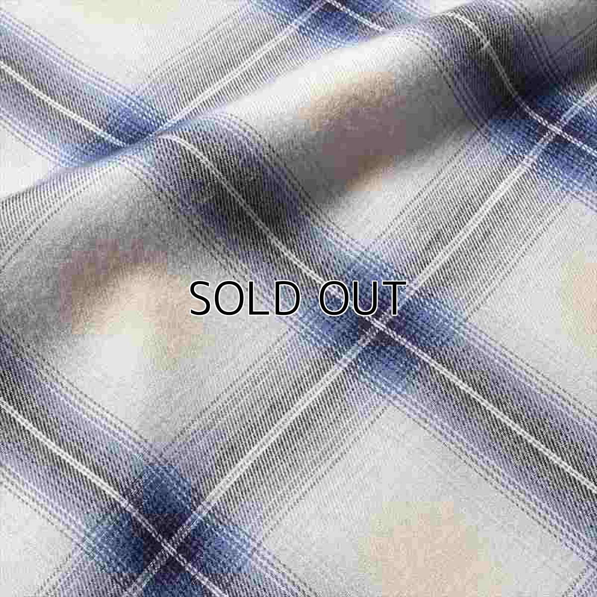 画像5: MINEDENIM R.Ombre Open Collar Shirt (チェックシャツ) (5)