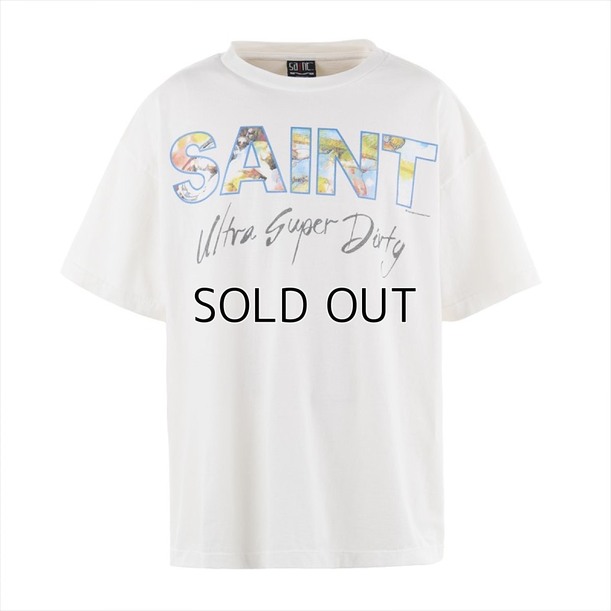 画像1: ©SAINT Mxxxxxx SS TEE SUPER DIRTY White (Tシャツ) (1)
