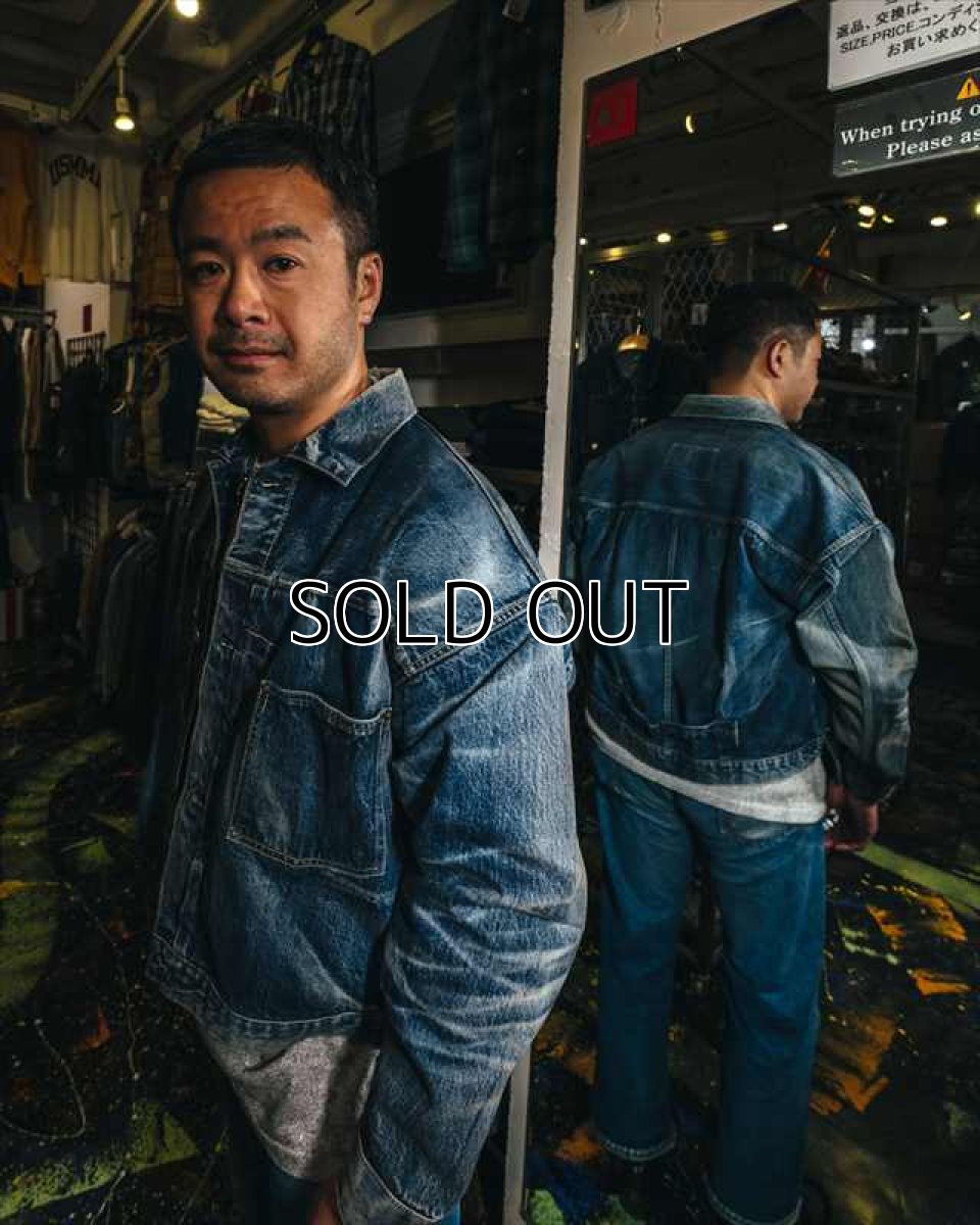 画像9: ©SAINT Mxxxxxx x BerBerJin BJ_DENIM JKT DAMAGE Blue (デニムジャケット) (9)