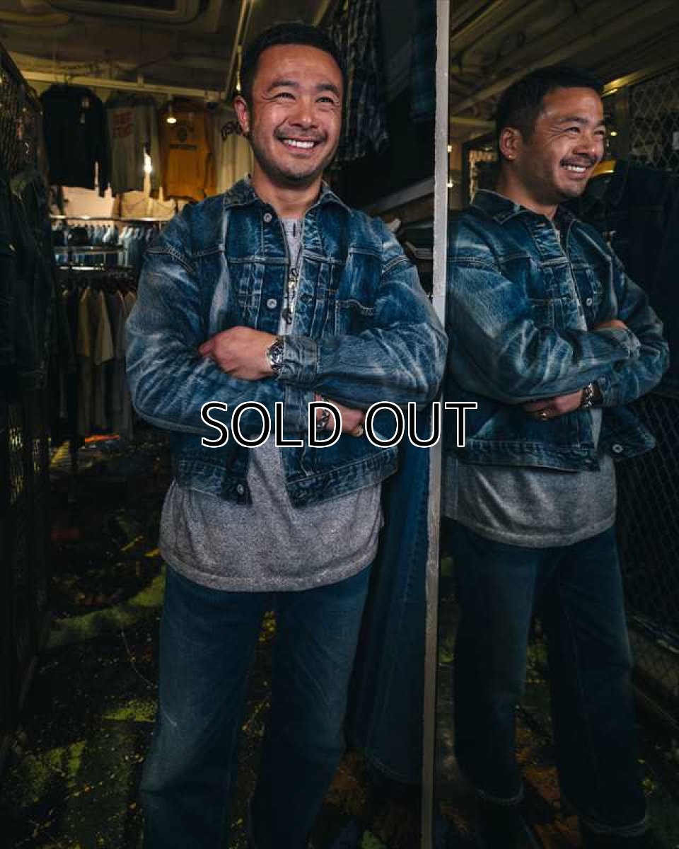 画像6: ©SAINT Mxxxxxx x BerBerJin BJ_DENIM JKT DAMAGE Blue (デニムジャケット) (6)