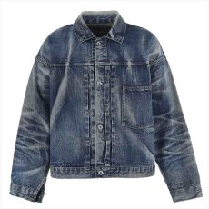 画像1: ©SAINT Mxxxxxx x BerBerJin BJ_DENIM JKT DAMAGE Blue (デニムジャケット) (1)