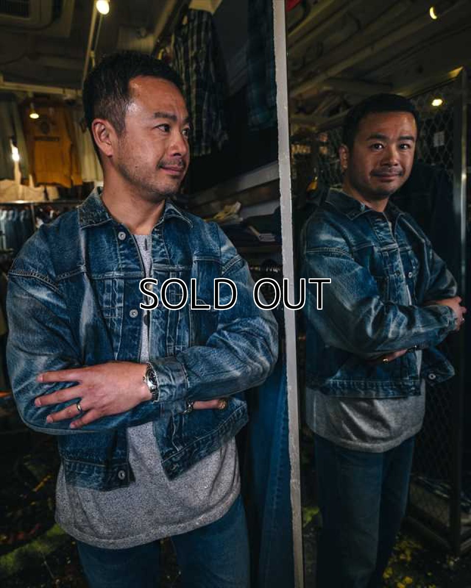 画像7: ©SAINT Mxxxxxx x BerBerJin BJ_DENIM JKT DAMAGE Blue (デニムジャケット) (7)