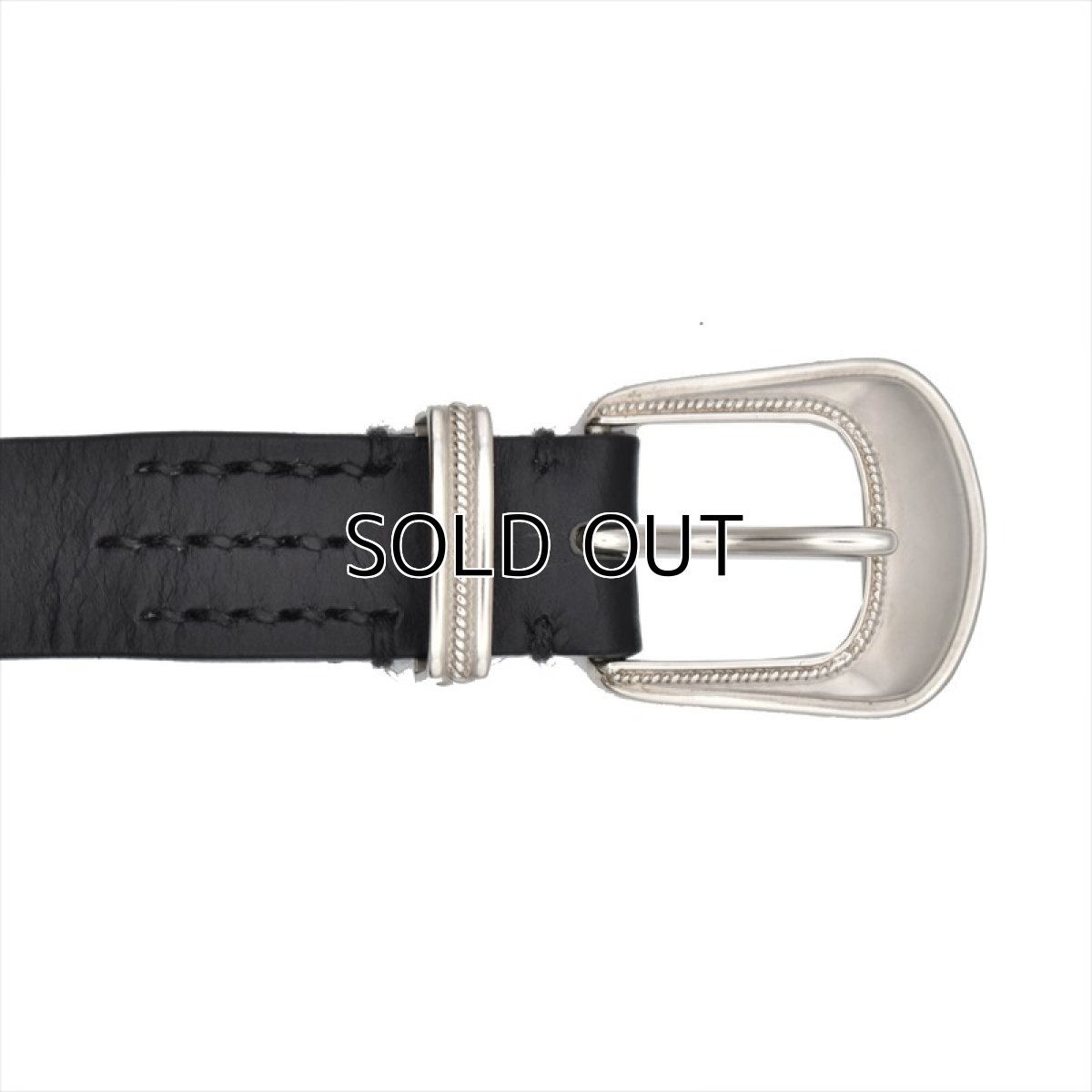 画像3: MINEDENIM Western Leather Belt (ベルト) (3)