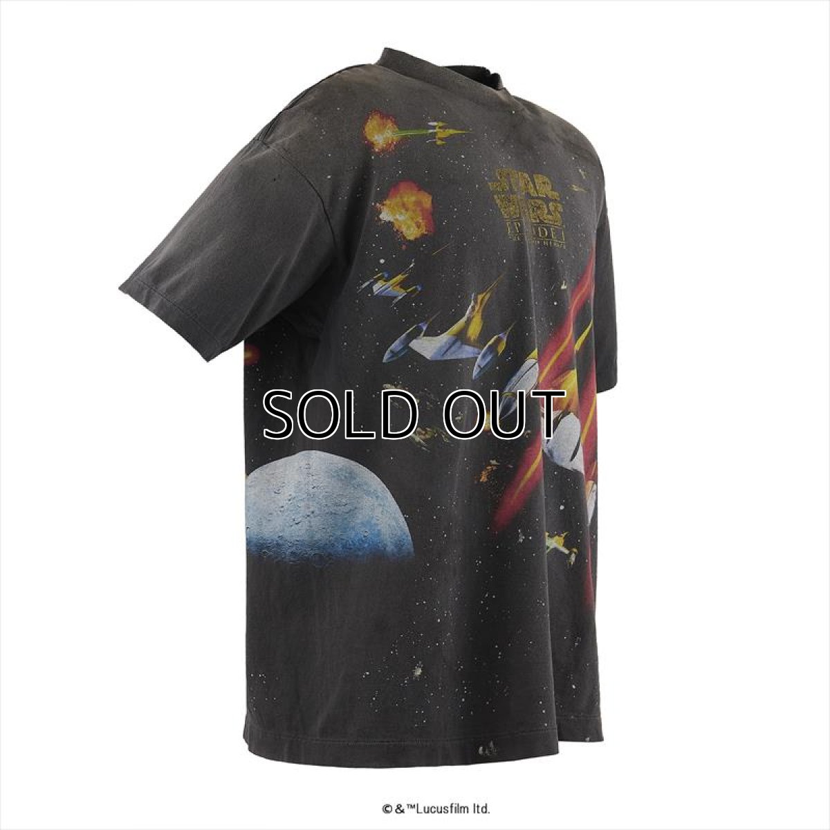 画像4: ©SAINT Mxxxxxx x STAR WARS SW_SS TEE STARWARS Black (Tシャツ) (4)