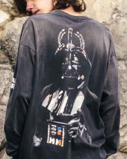 画像7: ©SAINT Mxxxxxx x STAR WARS SW_LS TEE DARSVADER Black (Tシャツ) (7)