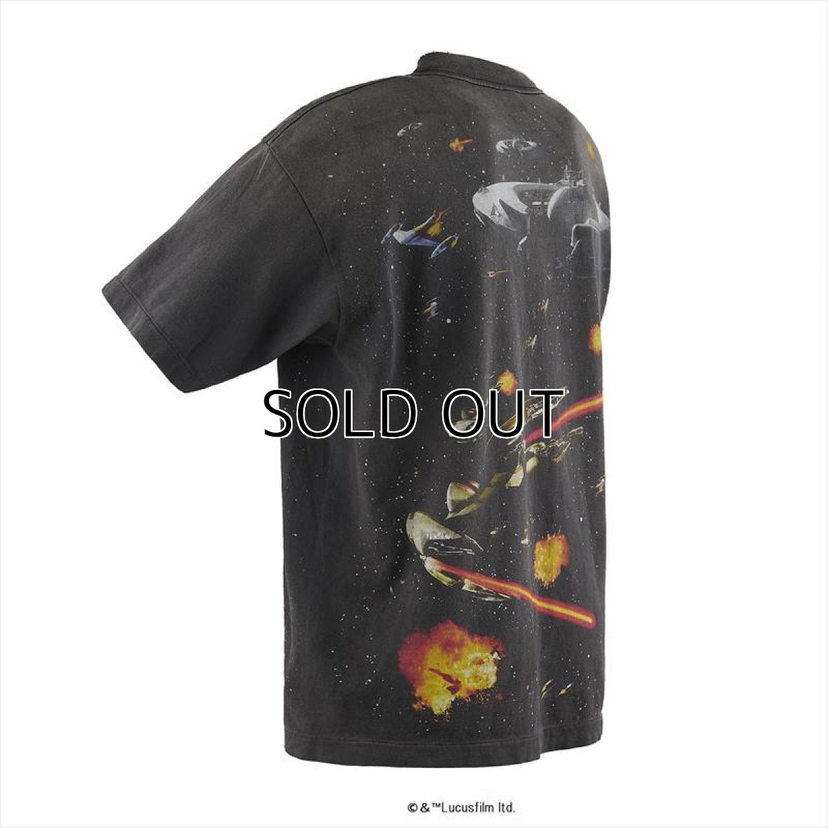 画像3: ©SAINT Mxxxxxx x STAR WARS SW_SS TEE STARWARS Black (Tシャツ) (3)