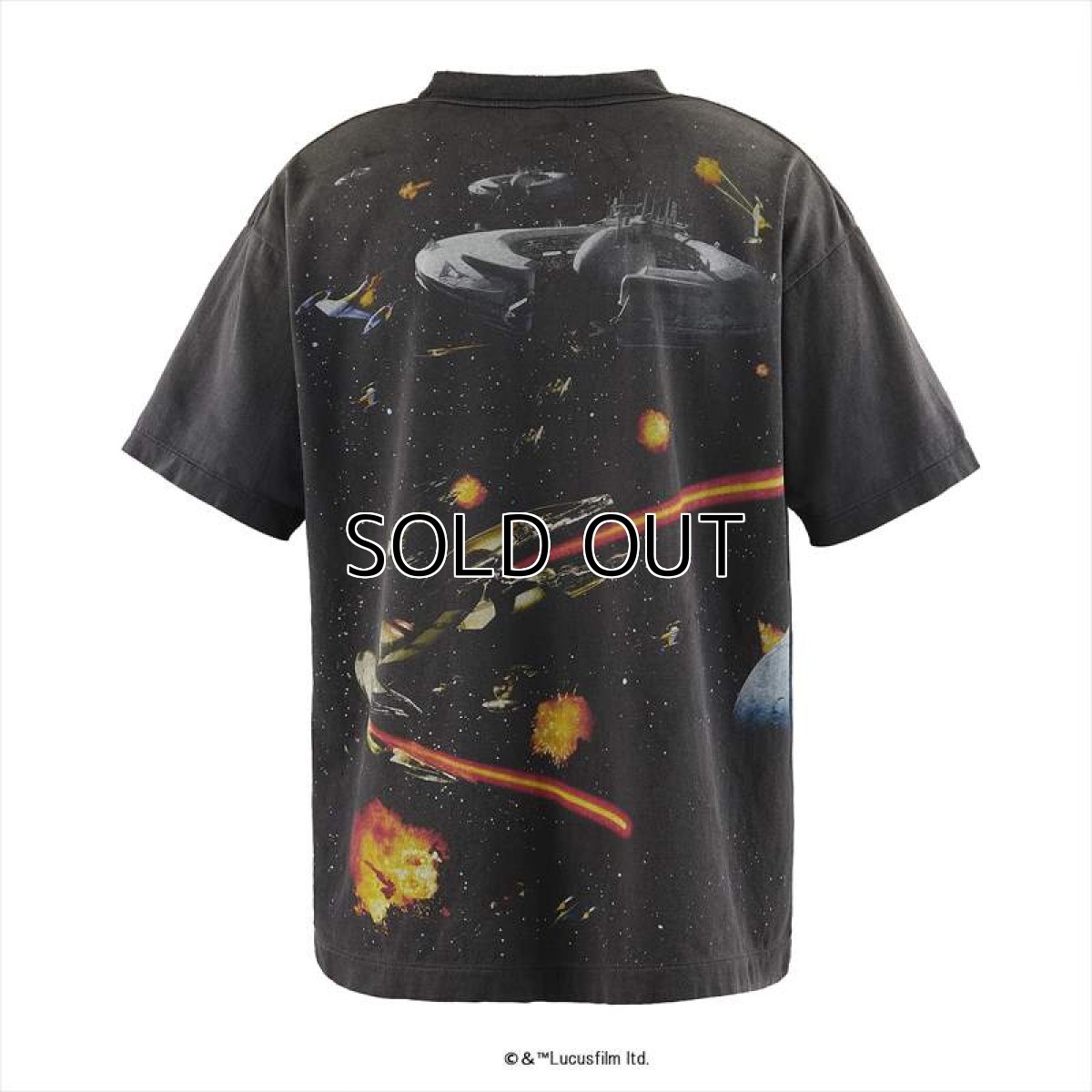 画像2: ©SAINT Mxxxxxx x STAR WARS SW_SS TEE STARWARS Black (Tシャツ) (2)