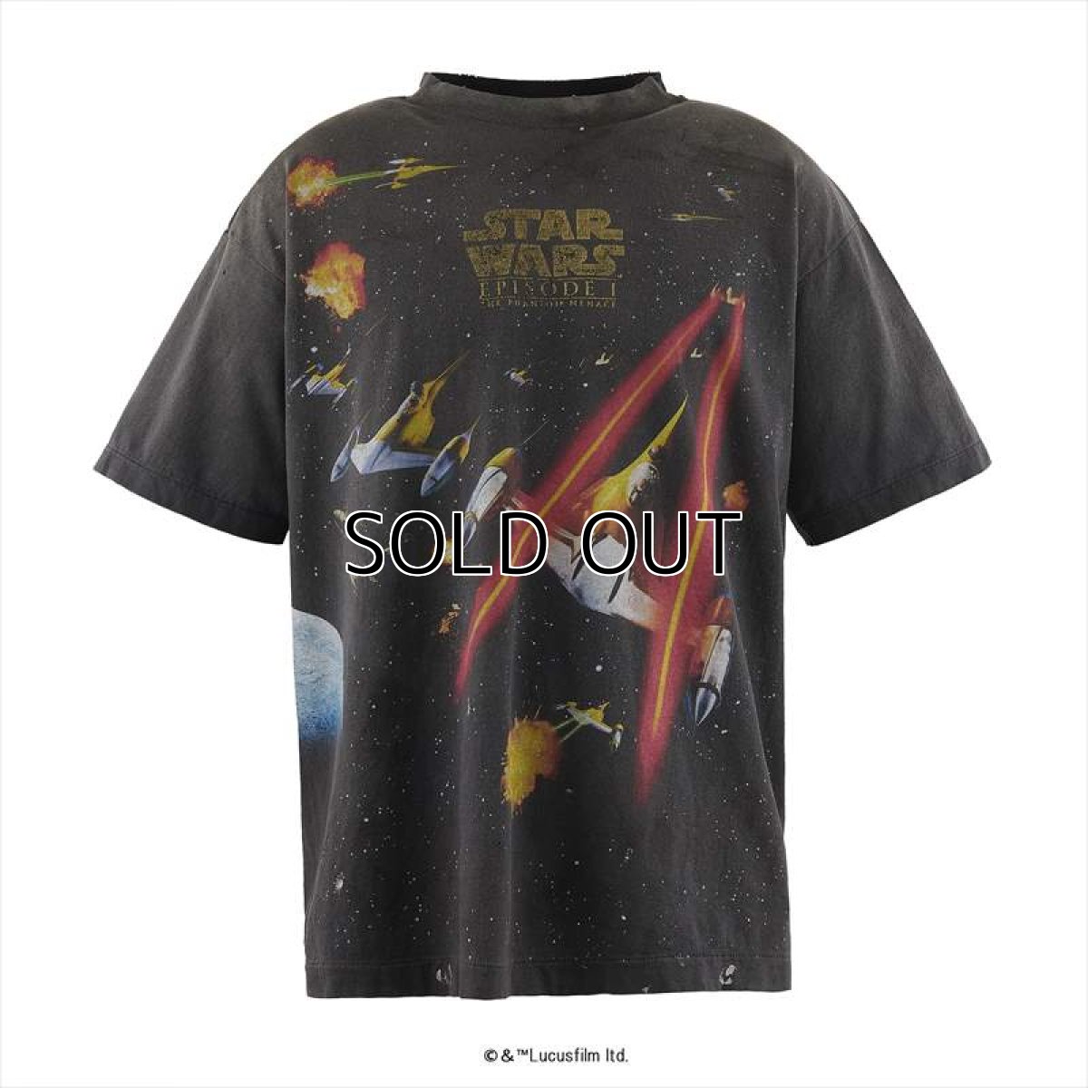 画像1: ©SAINT Mxxxxxx x STAR WARS SW_SS TEE STARWARS Black (Tシャツ) (1)