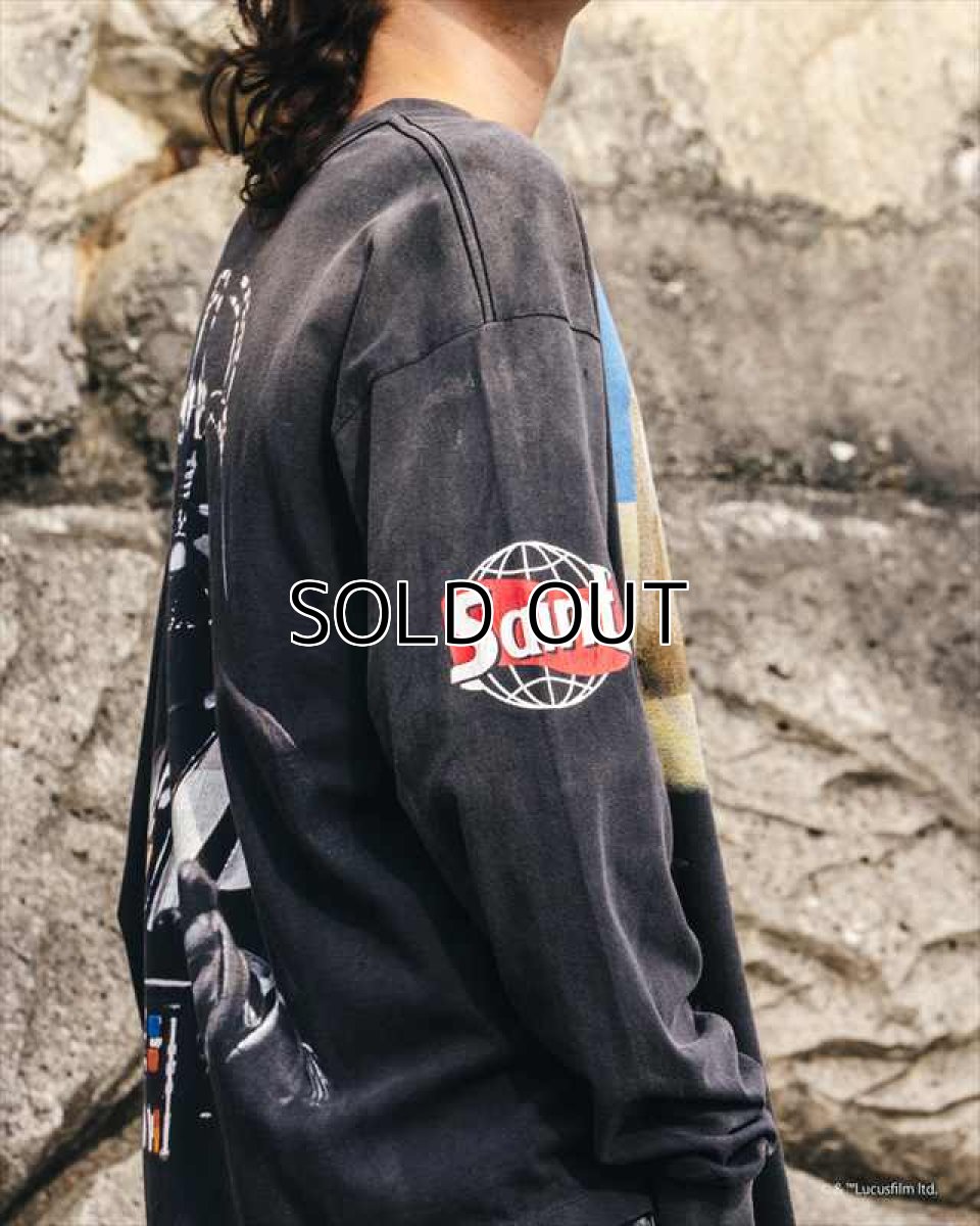 画像8: ©SAINT Mxxxxxx x STAR WARS SW_LS TEE DARSVADER Black (Tシャツ) (8)