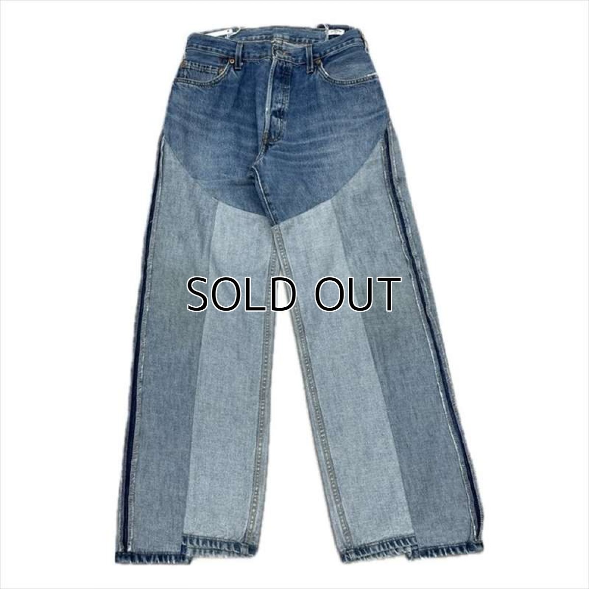 画像1: MINEDENIM x OLD PARK Inside_out Chaps Jeans (インサイドアウトチャップスジーンズ) (1)