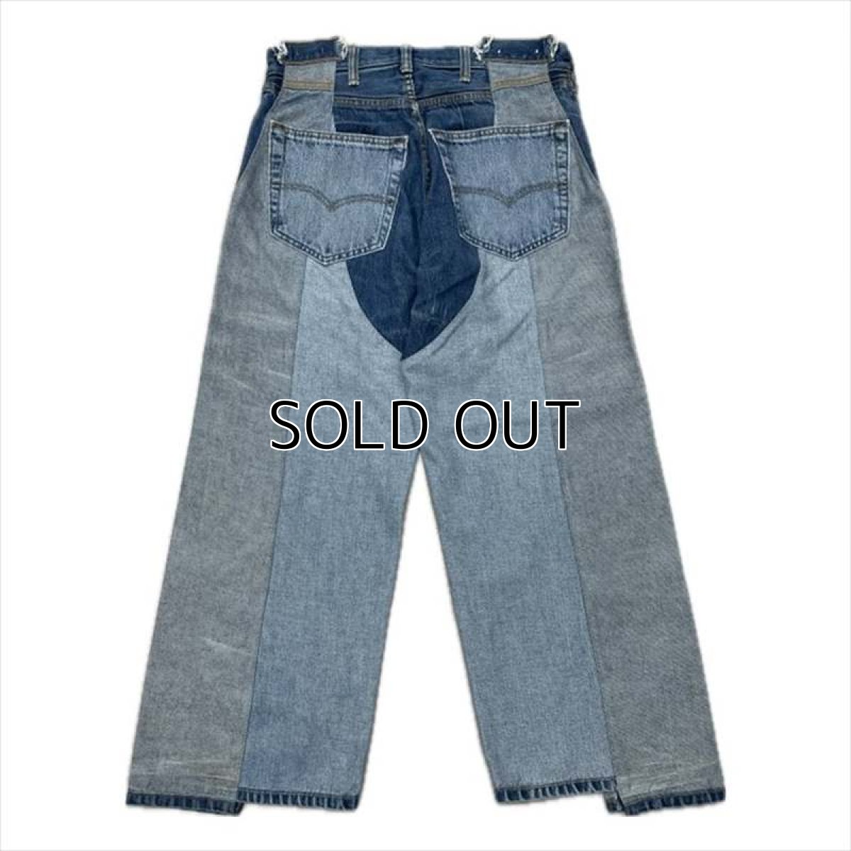 画像2: MINEDENIM x OLD PARK Inside_out Chaps Jeans (インサイドアウトチャップスジーンズ) (2)