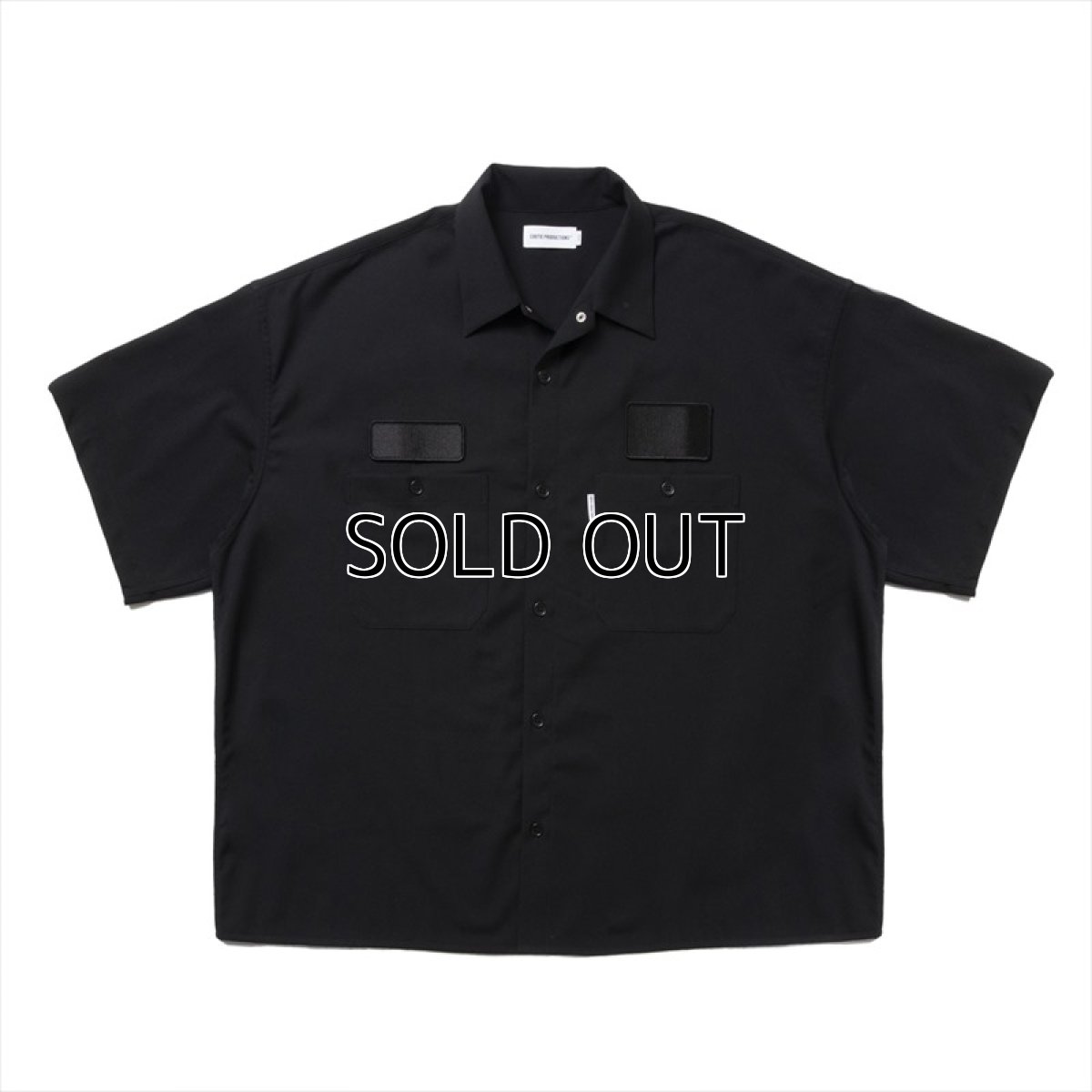 画像1: COOTIE PRODUCTIONS Leno Cloth Error Fit Work S/S Shirt (ワークシャツ) (1)