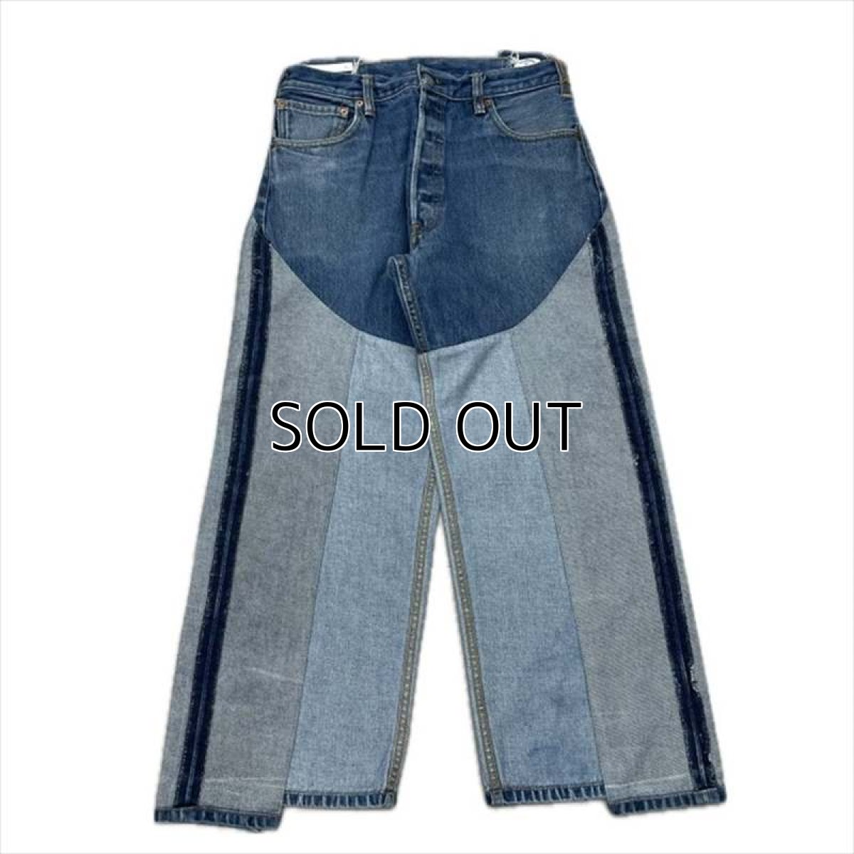画像1: MINEDENIM x OLD PARK Inside_out Chaps Jeans (インサイドアウトチャップスジーンズ) (1)
